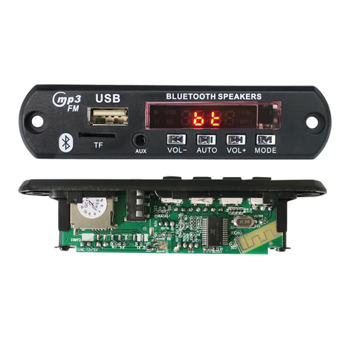 2021new Hot Sale bt radio fm SD card AUX remote usb mp3 decoder module made in China