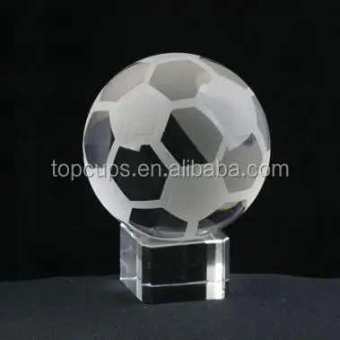 Crystal globe trophy