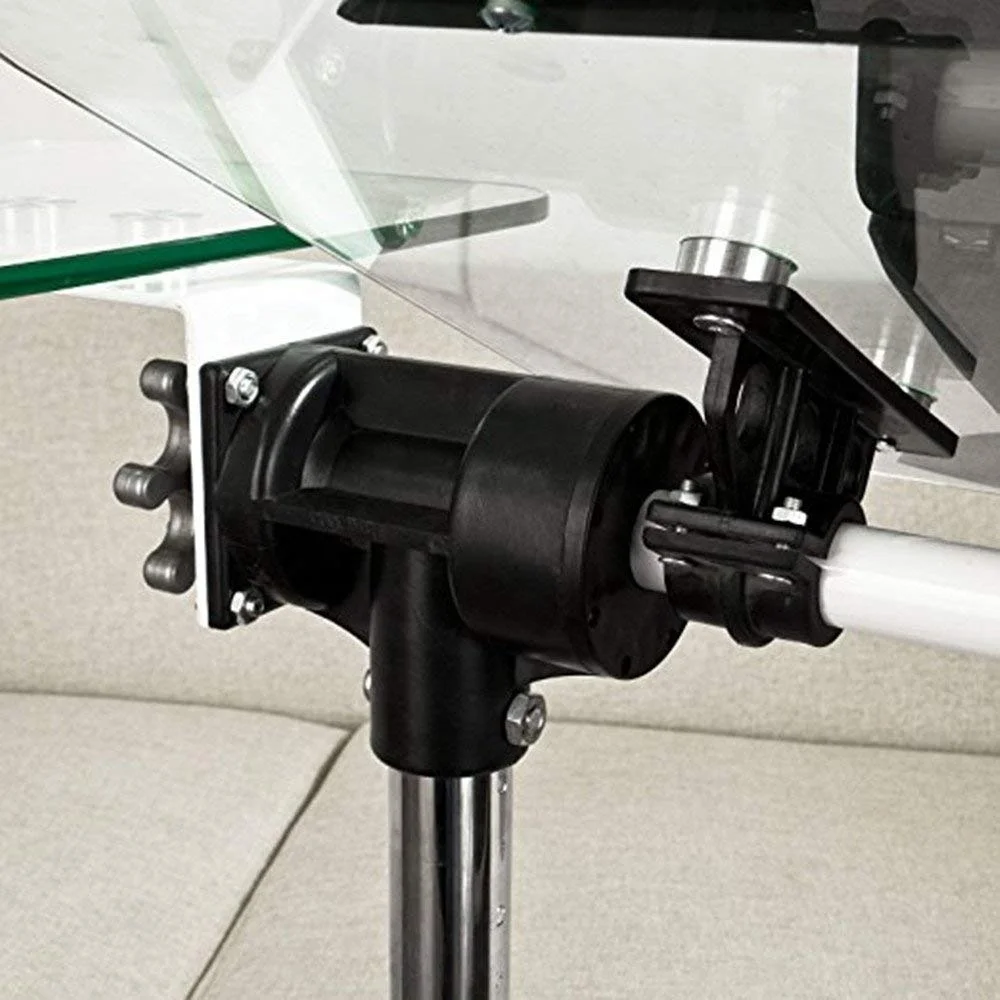 Office lifting desk height adjustable table laptop with wheel for bedroom furniture Tempered glass