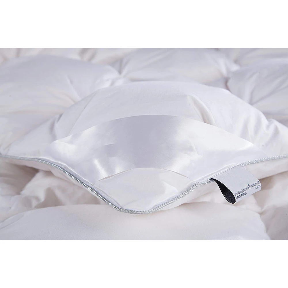 
High end warm white duck down duvet insert hotel down comforter king size made in China 