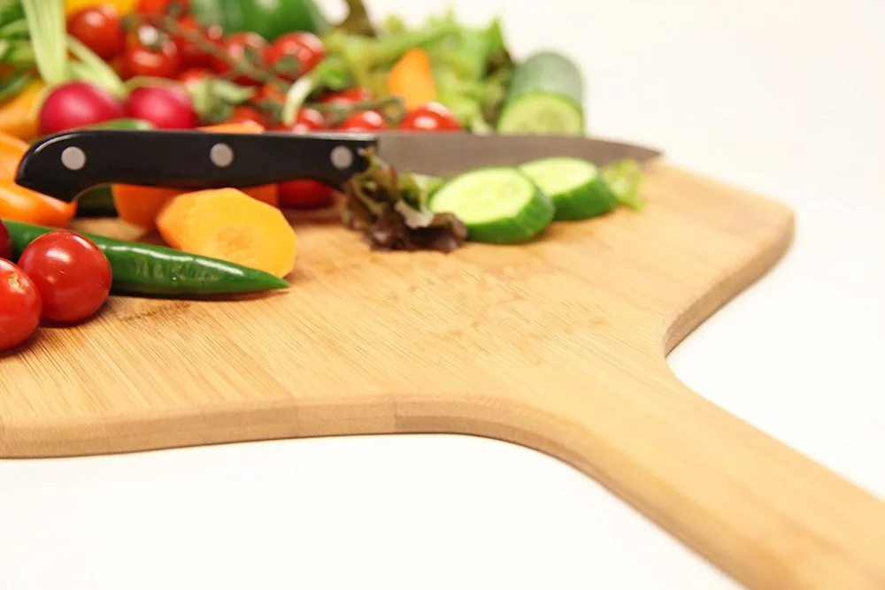 2018 New design Bamboo Pizza paddle board OEM