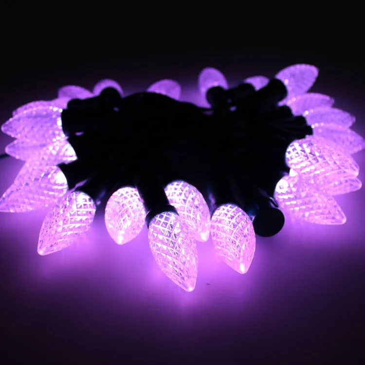 wholesale trade assurance C7 C9 rgb 12v led bulbs string color changing led christmas light