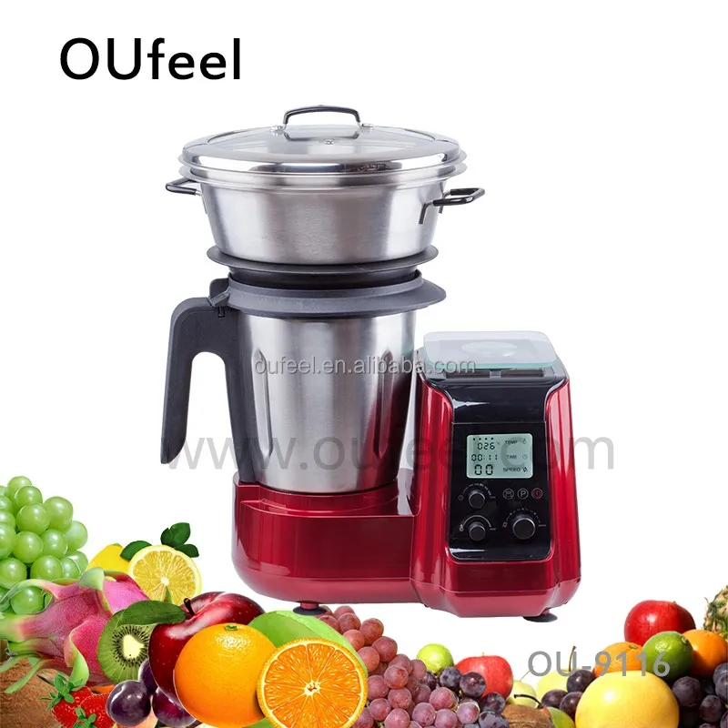 
Oufeel best selling Multi function robot cuisine cooking machine soup maker with scale as cooker 