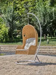 Кресло-качели для отдыха подвесное кресло одинарное кресло-яйцо стул из