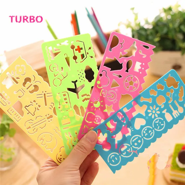 New back to school set stationery custom making ecofriendly environmental Cute Cartoon Creative Novelty soft plastic ruler 15cm