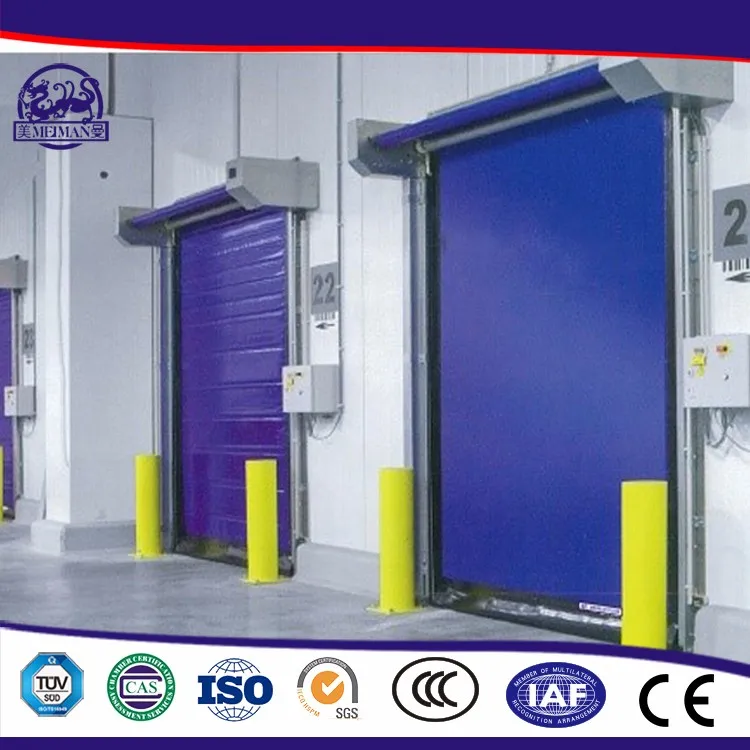 
High Density Rapid Pvc Cold storage door 