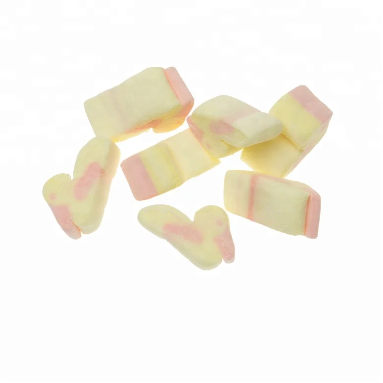 yellow duck shape vanilla flavor marshmallow