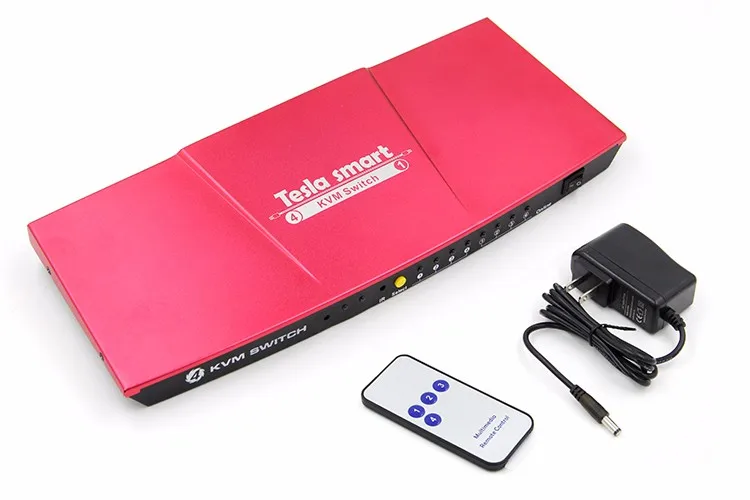 TESmart New Arrival 4 Port HD Source Switch HDMI 4k Video USB 2.0 Out Switcher