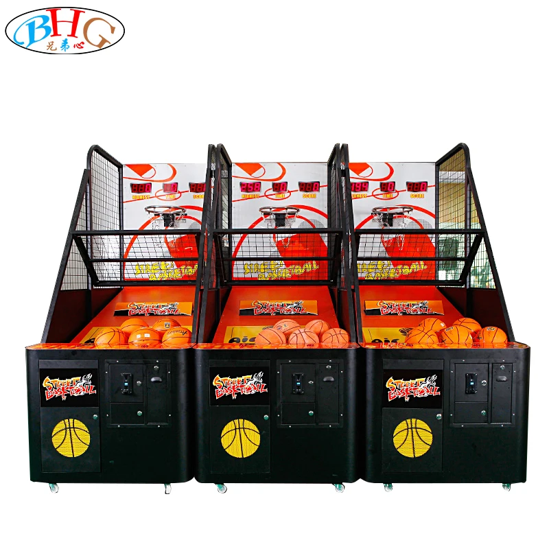 The hottest coin pusher electronic indoor  basketball machine for arcade games center/gym