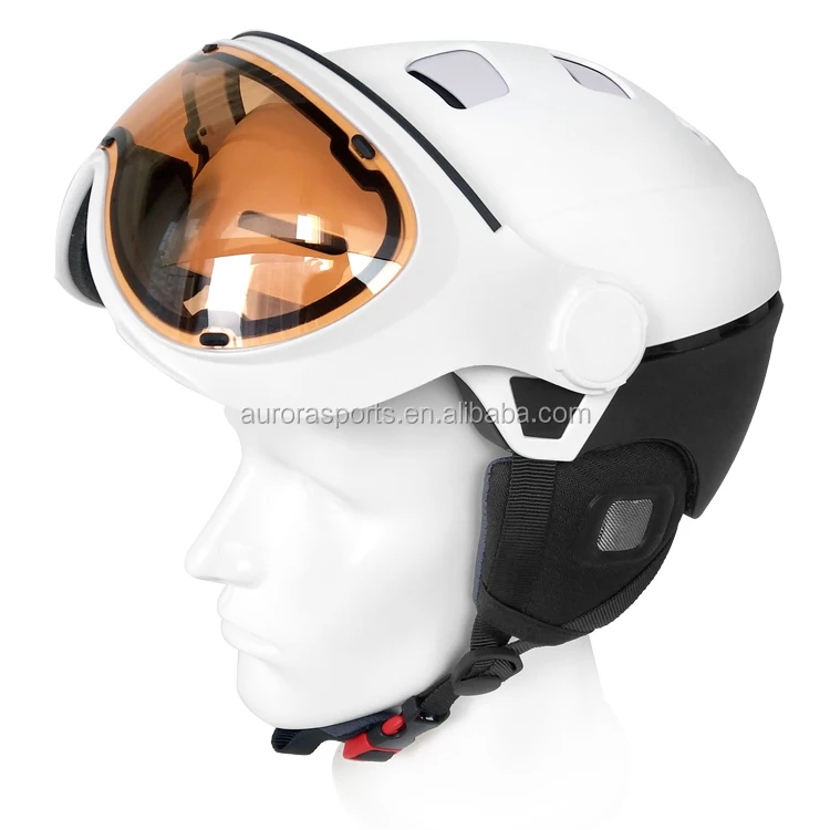 fashion high quality matte ski helmet/ snowboard helmet with visor