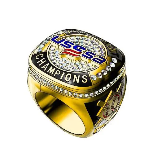 Custom Your Design USA usssa TOURNAMENT FINALIST CHAMPIONS Silver  Stock