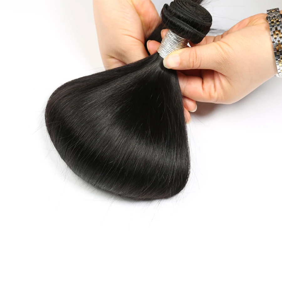 Unprocessed Virgin Hair and Frontal Vendor 13x4, 13x5, 13x6 Frontal Virgin Brazilian Human Hair Sew in Weaves 3pcs and Closure