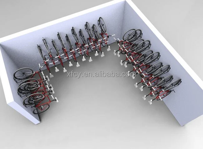 Vertical Single Triangle Commercial Wall Mounted Home Bike Wall Mounts Storage Bike Hanger Rack