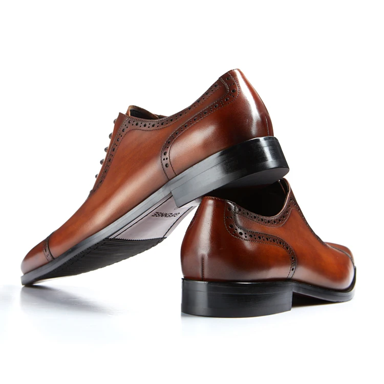 New fashion decorative laces casual moccasin leather tuxedo dress shoes