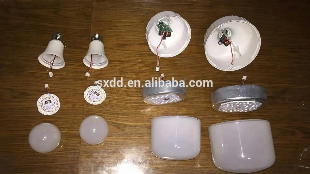 Suppliers LED Light Bulb China SKD CKD Raw Materials 3w 5W 7W 9W 12W 15W 30W 40W E27 B22, IC Driver. AC85-265V OEM 80 A60 1200