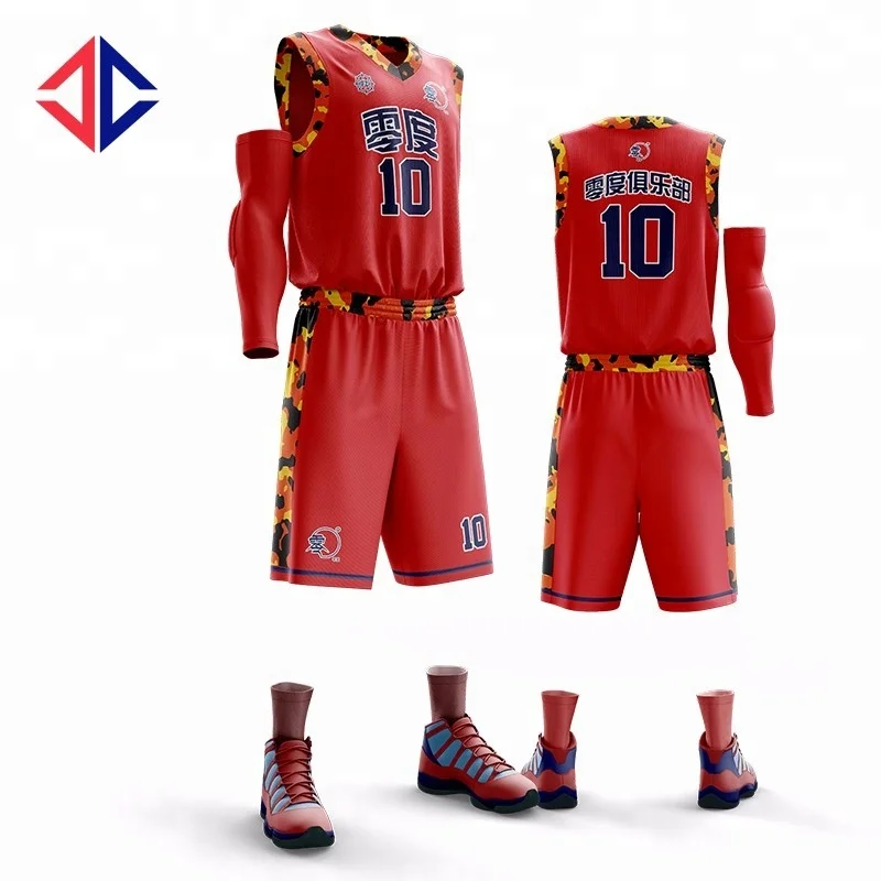 New design Custom made sublimation basketball jersey maker