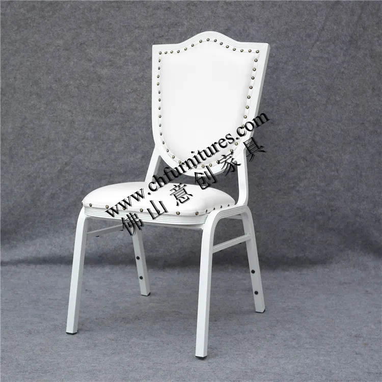 YC-ZL150-01 White Used Rental stacking banquet hotel chair for sale