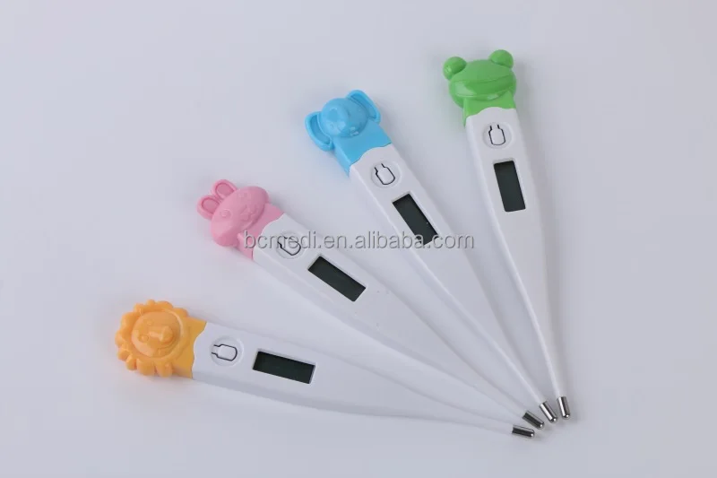 cartoon baby cute animal shaped waterproof digital thermometer