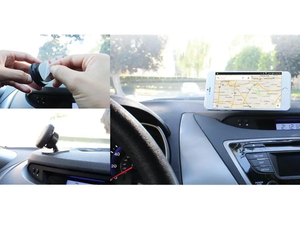 Universal 360 rotation 360 degree car dashboard phone holder strong magnetic mobile phone car holder