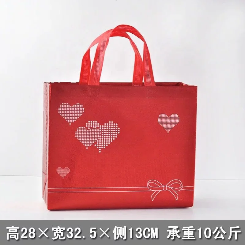 Promotional Cheap Price Shopping Durable Eco Heat Sealed Laminated Non-woven Gift pp Tote Bag with custom printing