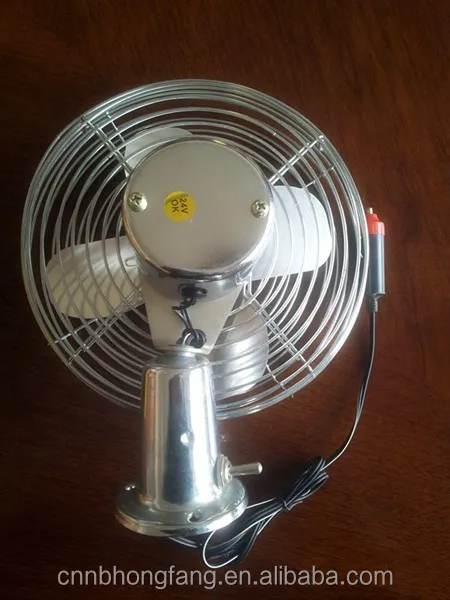 12V 24V 6inch Oscillating Car Fan for Truck Interior Accessories Metal Fan