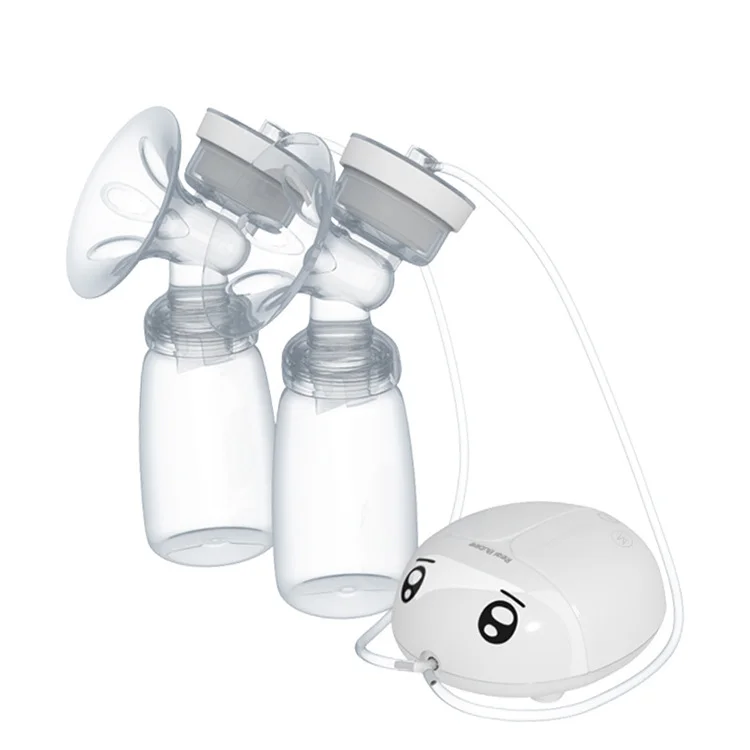 Most Popular Double Silicone Electric Breast Pump With Milk Bottle Infant USB BPA Free,leche bombas electrica usb