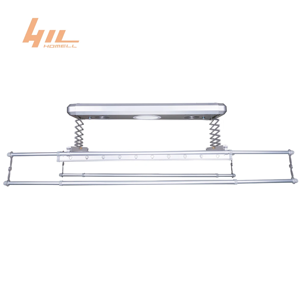 
Smart Stainless Steel Foldable Remote Control Automatic Extendable Electric Cloth Dryer Rack Clothes Dryer 