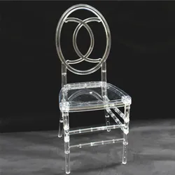 Elegant Acrylic Resin Phoenix Clear Chairs
