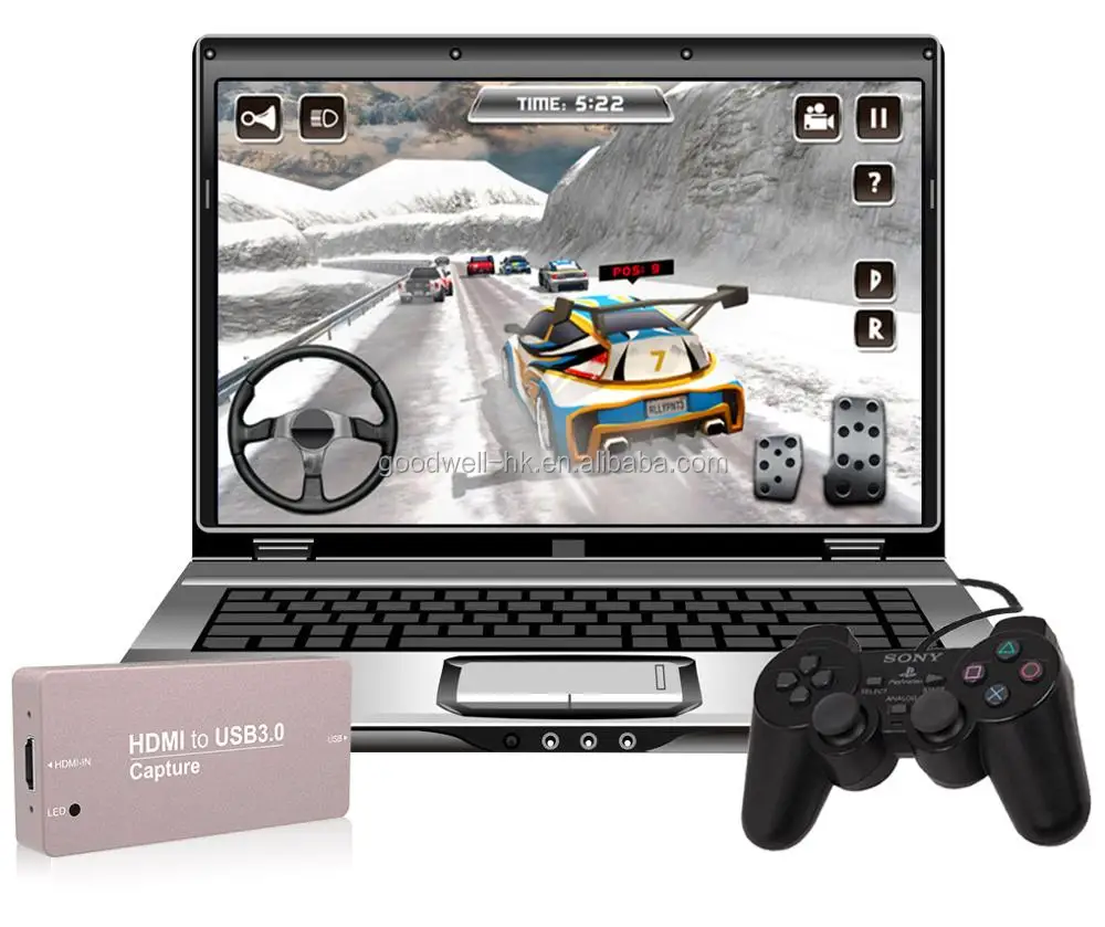 Trued plug and play device USB 3.0 HD Video Capture Card Metal Case