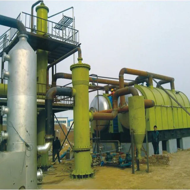 Hot sale waste plastic to diesel fuel oil pyrolysis process machine for sale