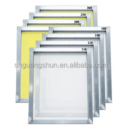 factory supply silk screen printing frame/aluminum frame with polyester mesh for t shirt printing