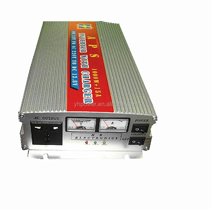 
1000 Вт aps 12 в микро-контроллер инвертор мощности с зарядным устройством 15 А 