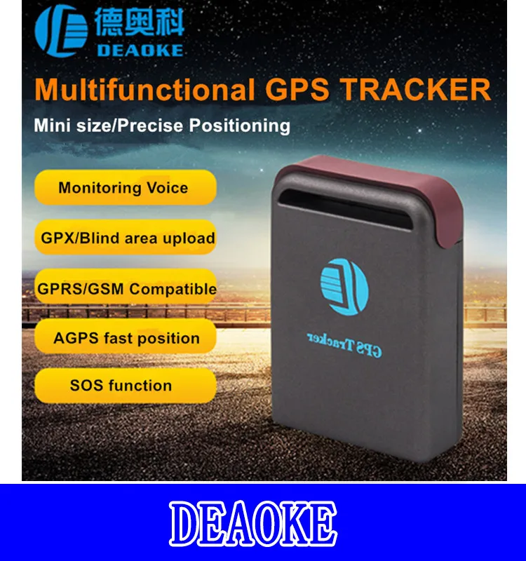 portable mini gps tracker tk102 tracking device with sos/geo-fence TK102B kids/adult tracker