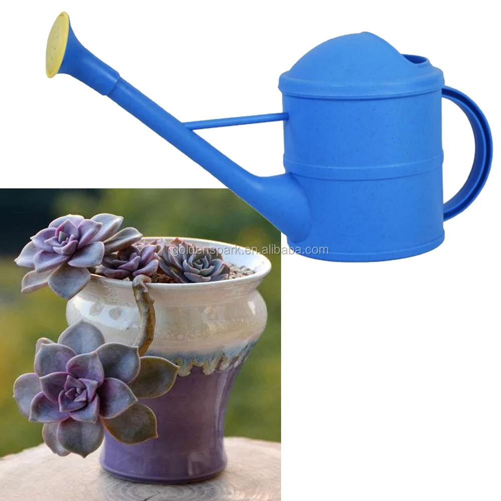Plastic Durable Watering Can Long Spout Flower Gardening Tools Stylish Handy 1.6L