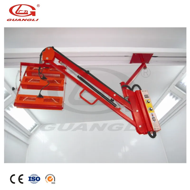 Best Quality auto semi downdarft paint booth with infrared lamp systems