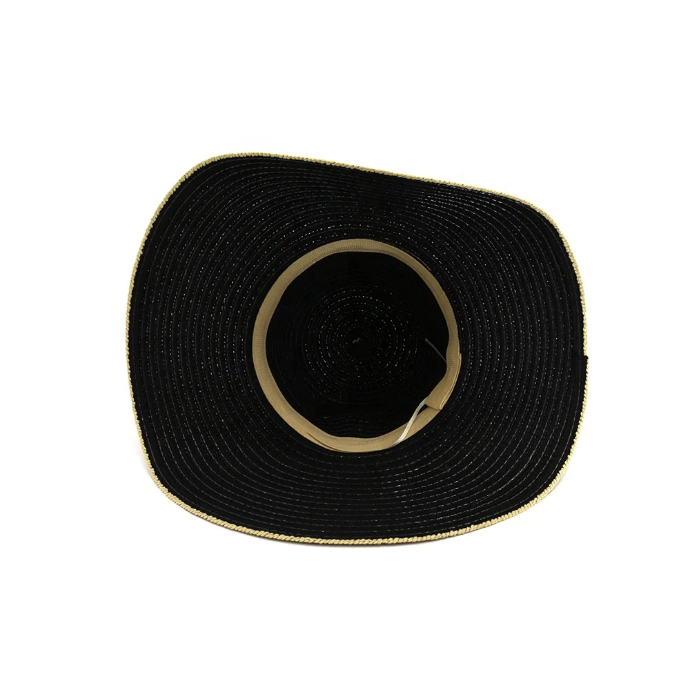 Wholesale Tropical plants raffia or beach lady summer hats women straw panama hat