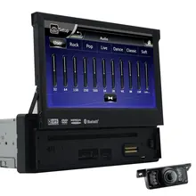 Camera with free shippment/map car dvd gps player 1din universal GPS vedio Multimedia Bluetooth 7inch autoradio 1Din