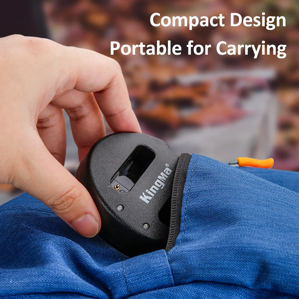 
KingMa 2-Pack of NB-12L Batteries and USB Dual Battery Charger for Canon G1X MARKII N100 MINI X 