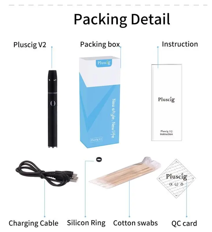 e-cigarette new products 2018 Japan popular selling heating cigarette kecig2.0 plus Pluscig V2