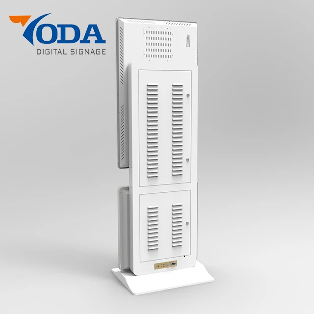43 inch moveable horizontal/vertical rotate kiosk touch screen lcd kiosk