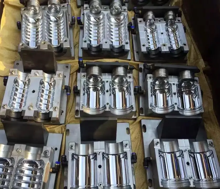 2 cavities 500ml plastic bottle blowing moulds