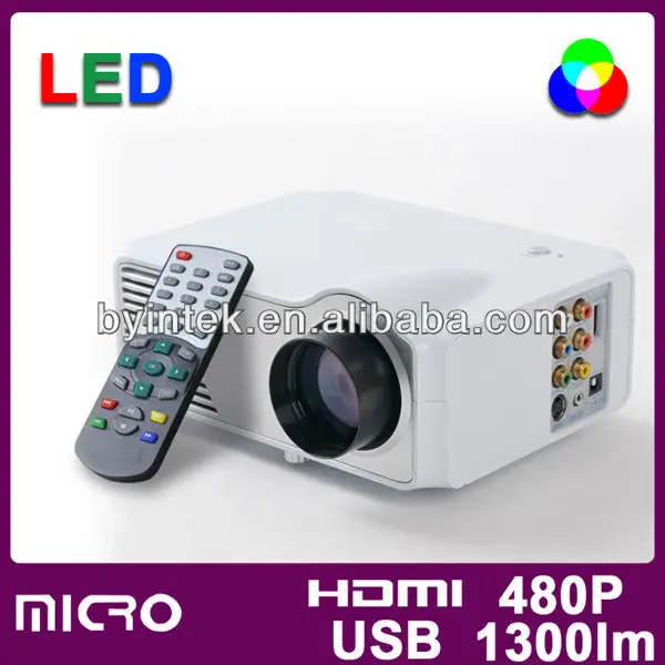 on hdtv high definition reading support 1300lm multimedia pocket pico mini led tvs budget led projector