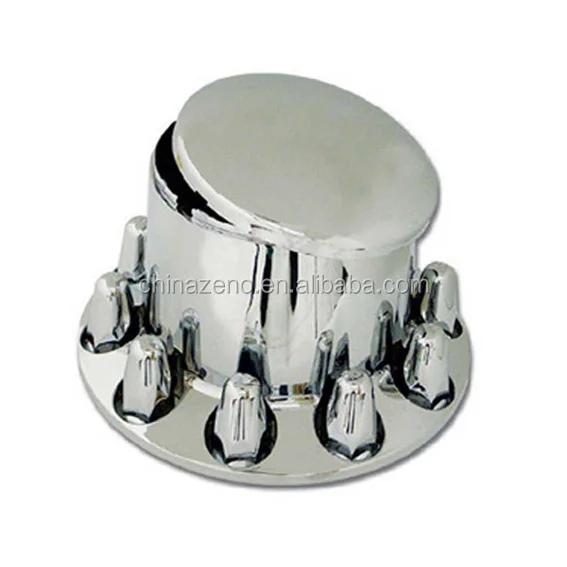 Chrome Plastic Wheel Axle Hub Covers for