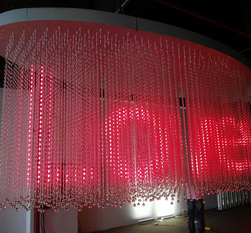 IP67 3D effects led light GG DMX Mini christmas led light balls 3D effects led pixel light FOR led curtain display