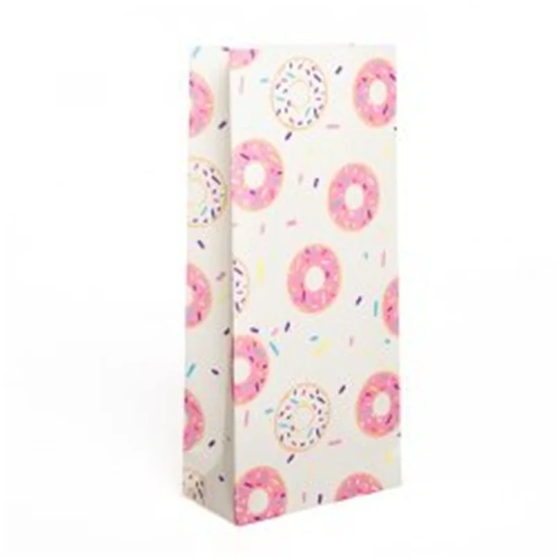 wholesale donut packaging bag with customized size and printing