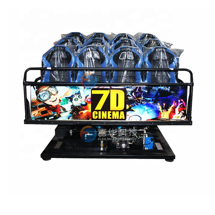 Best Electric System 5D Cinema Systems 7D Cinema Cabin 6 Seat Equipment Hot Sale 5d  Movie Theater