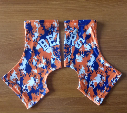 Custom design spats football sublimated cleat cover