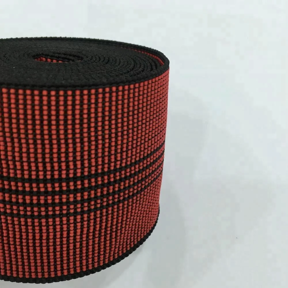 Elastic webbing for back