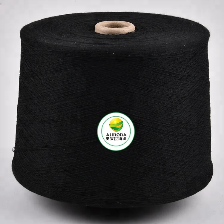 
Black high tenacity polyester cotton tencel weaving cotton yarn 