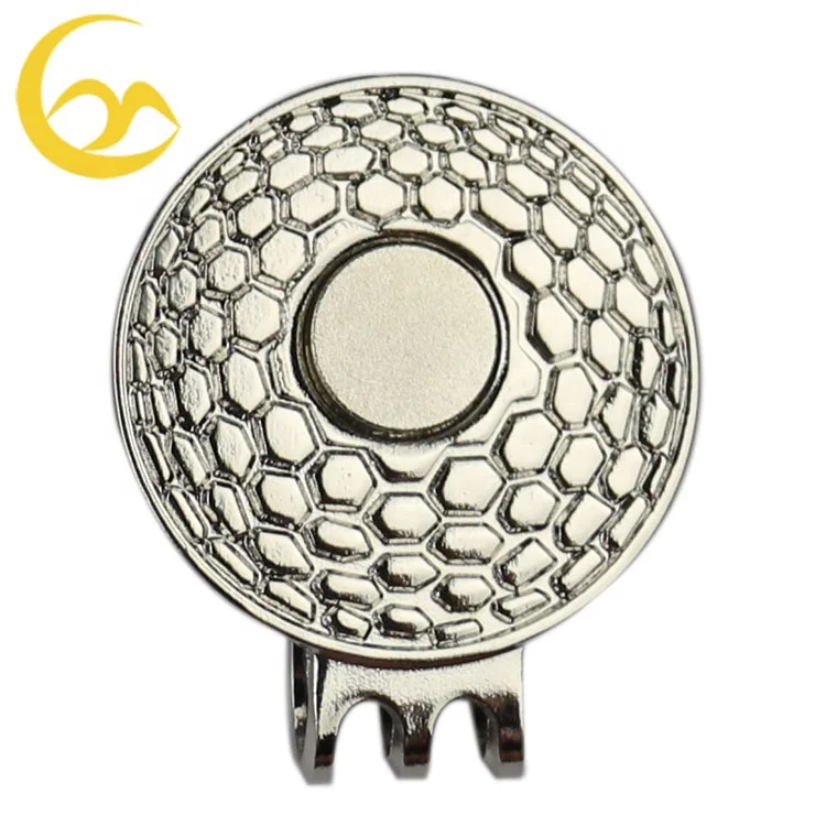 
Wholesale magnetic metal blank golf hat clip 